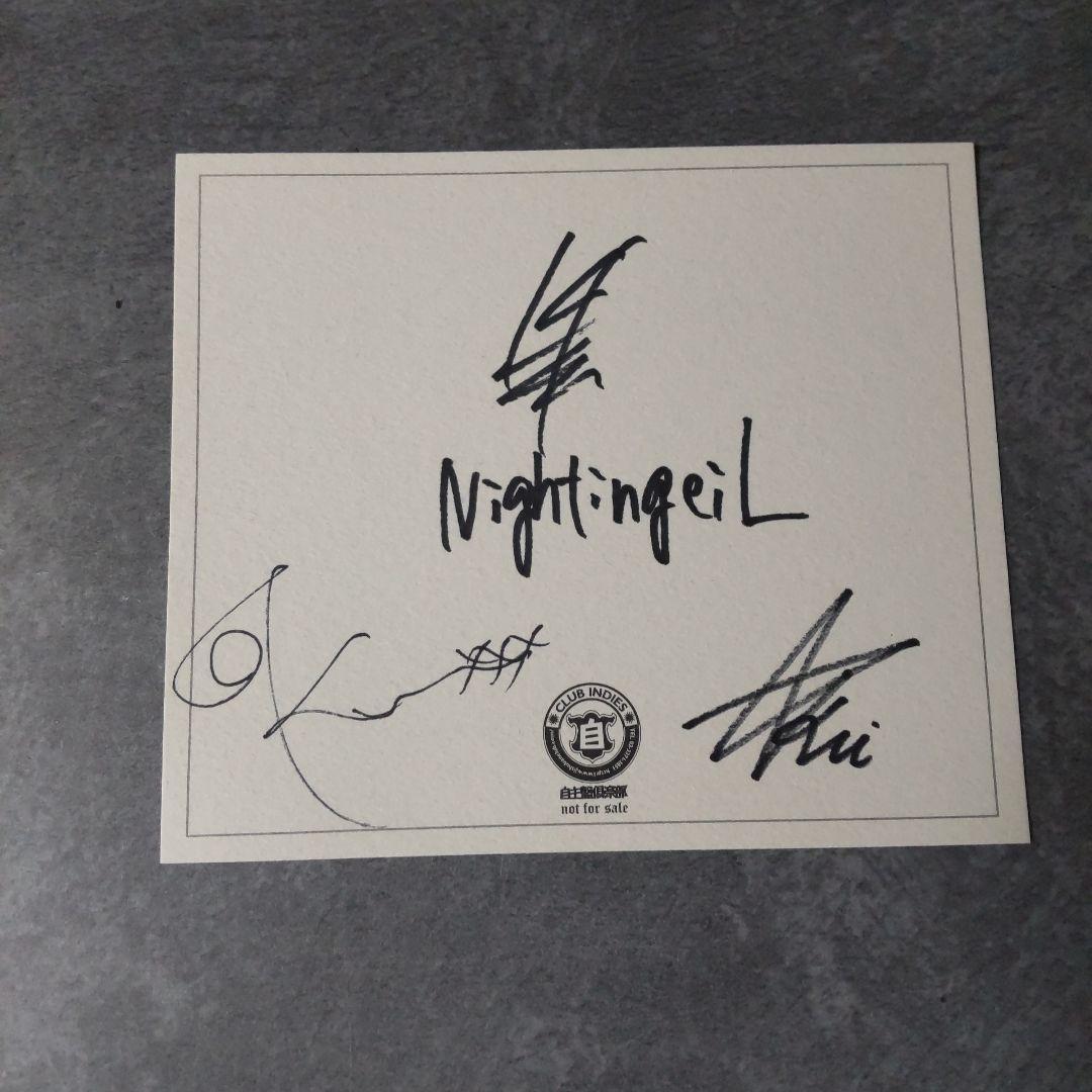 レア★Nightingeil-ナイチンゲイル★直筆サイン&特典写真&DVD