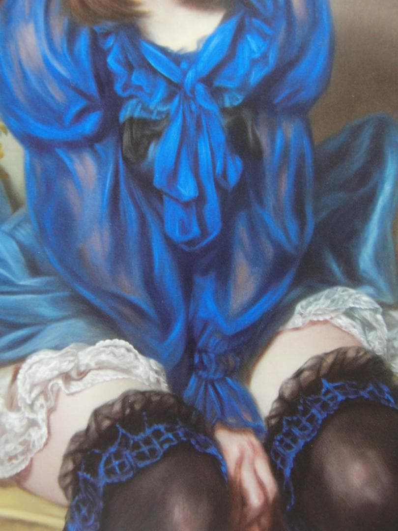 三嶋 哲也　「Blue-Temptations」、厳選、希少画集・額装画