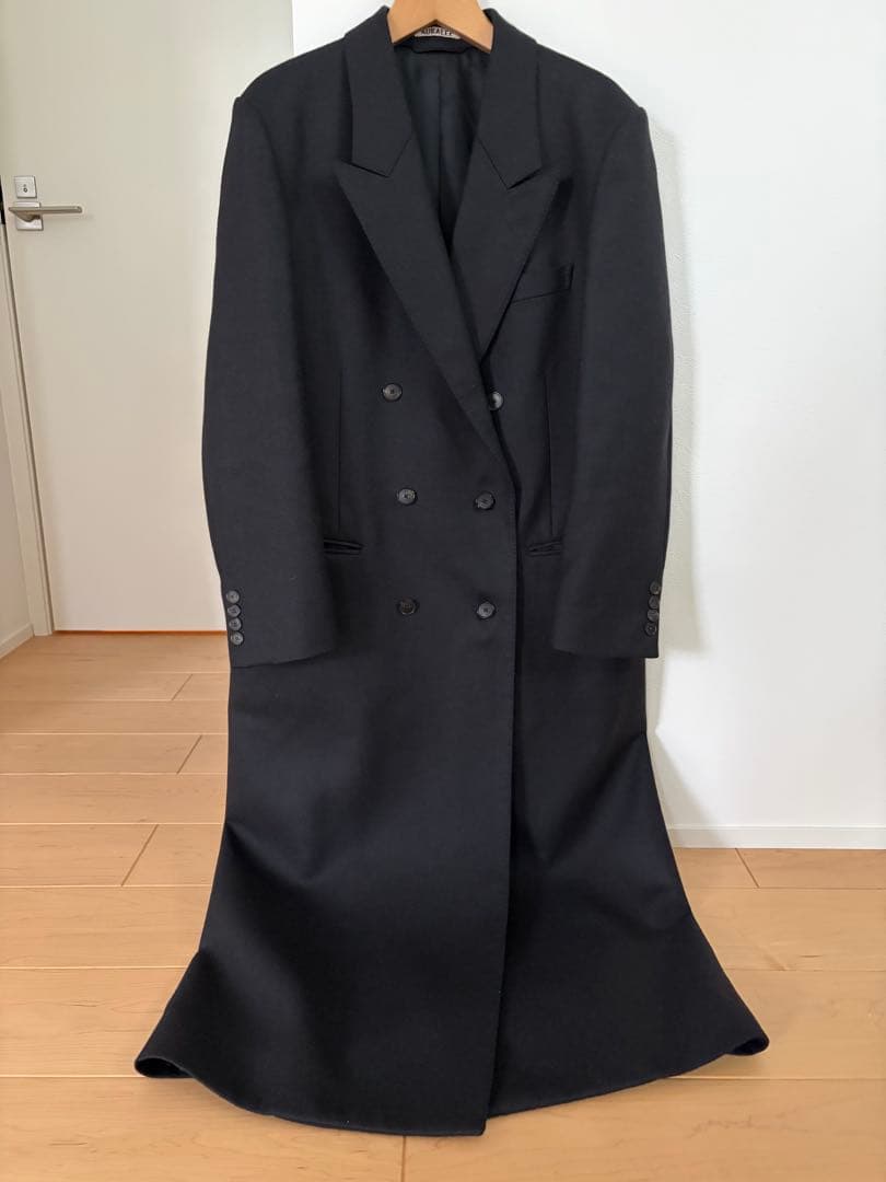 オーラリー25AW LIGHT MELTON CHESTERFIELD COAT