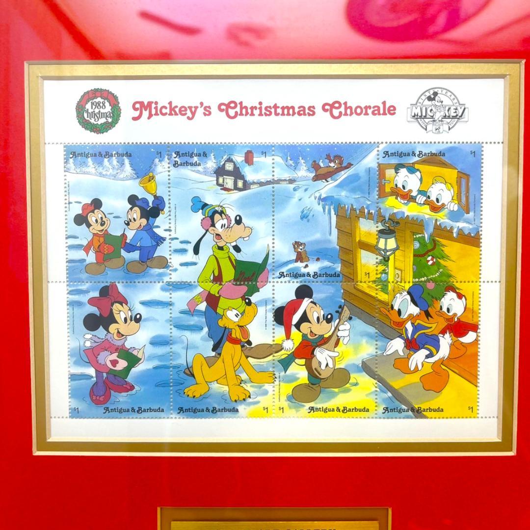 限定品 レア★ミッキーマウス ドナルド クリスマス ★スタンプアートギャラリー