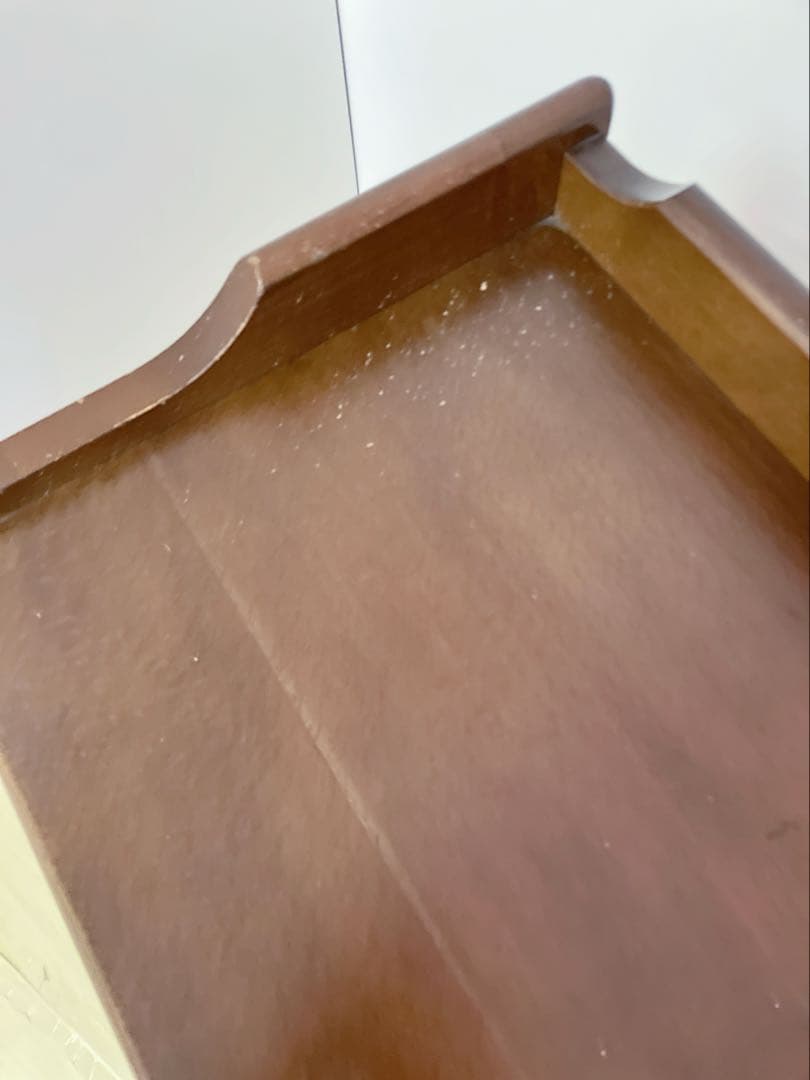 Karimoku カリモク 木製 電話台、FAX台　キャビネット飾り棚 収納　②