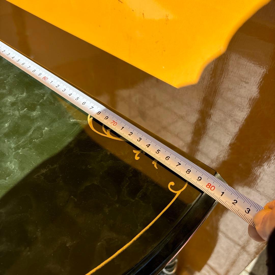 花柄コンソール　テーブル　台　アンティーク家具