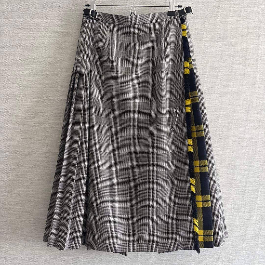 O'NEIL OF DUBLIN チェック柄 プリーツスカート