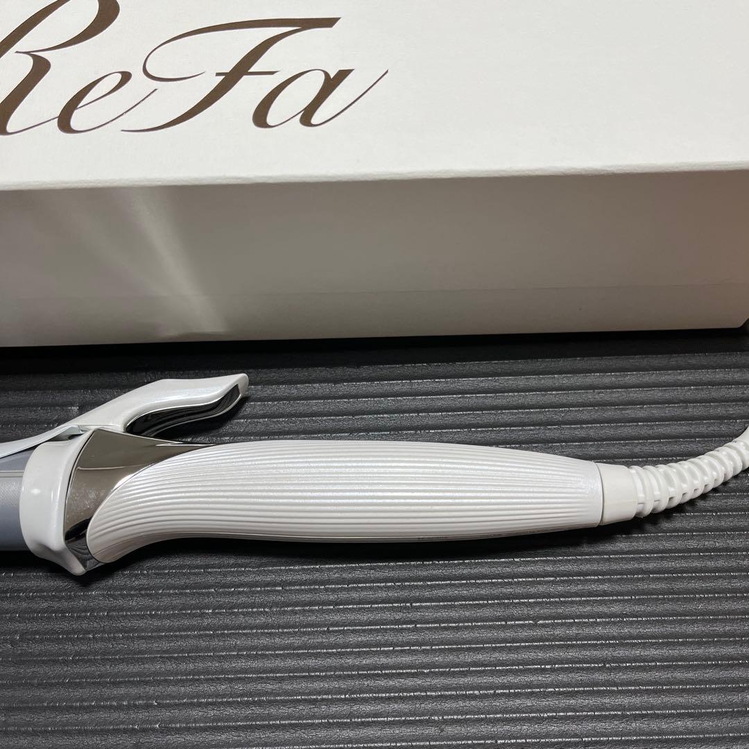 【美品】リファ　カールアイロン　32mm ホワイト　コテ