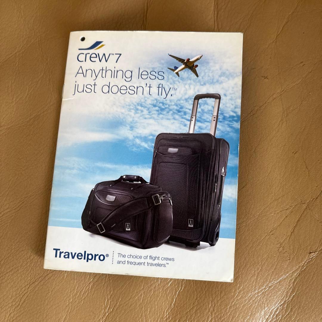 （古い割に使用感少なめ）Travelpro Crew7 機内持込　20x14x9