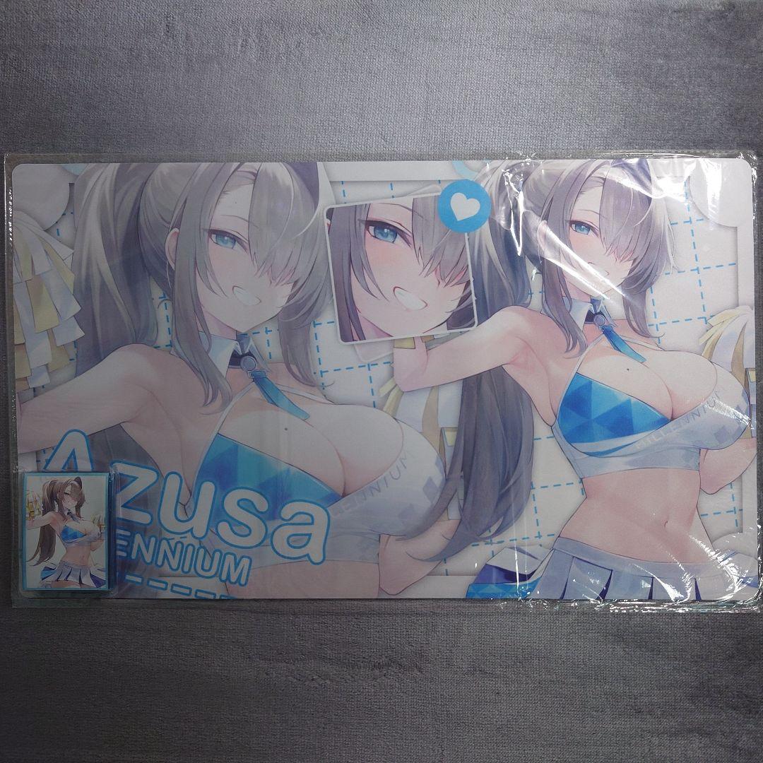 α1 ブルアカ チアガール服&ポンポン 一之瀬アスナ スリーブ&プレイマット