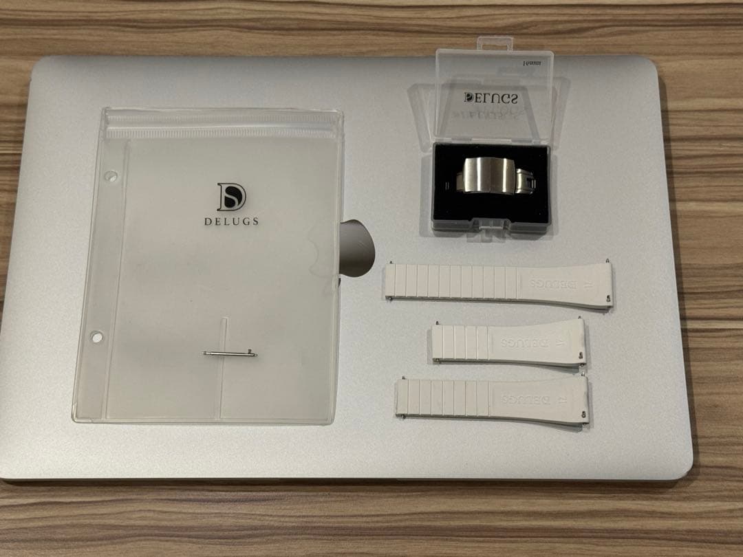 DELUGS 時計 ラバーベルト White Rubber CTS Strap