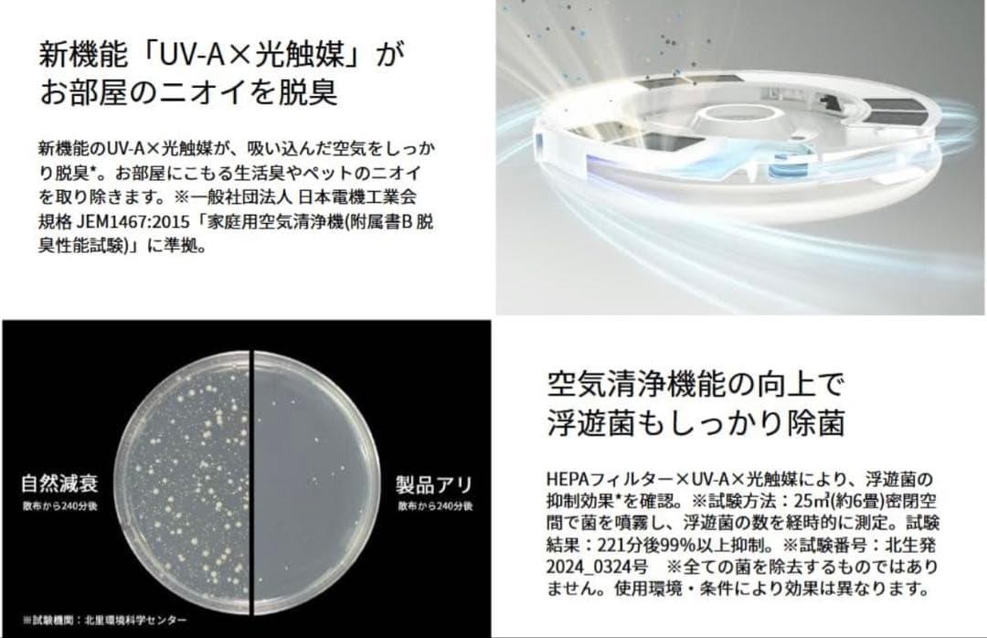 UZUKAZE III 羽根のないシーリングファン