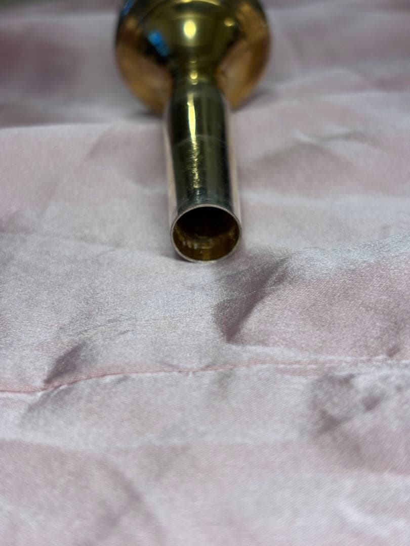 BEST BRASS グルーヴ トロンボーンマウスピース 金 太管 7D