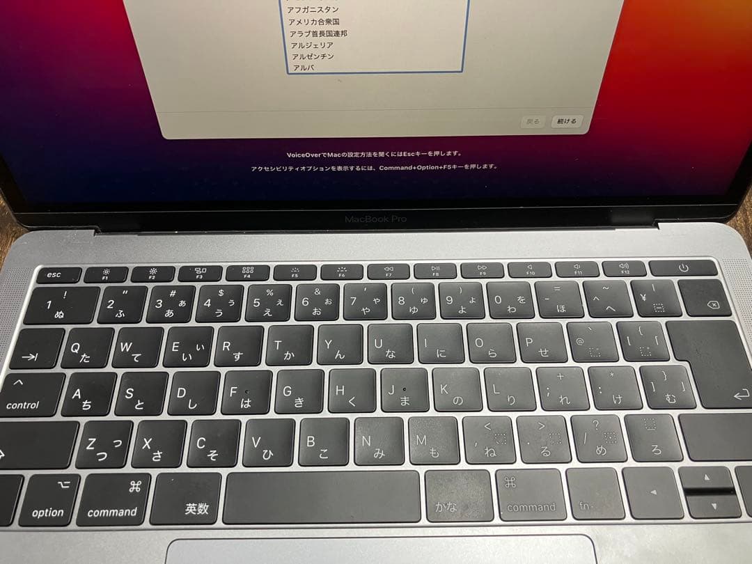 MacBook Pro 13インチ A1708 256GB