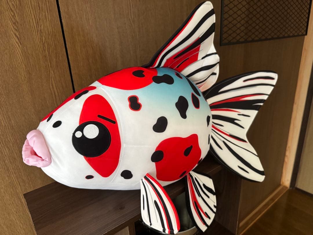 キョーリン 巨大キャリコ琉金　金魚　ぬいぐるみ 限定非売品