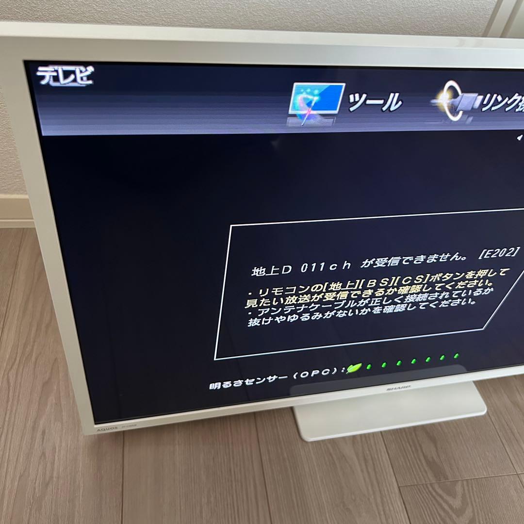 シャープ 32V型 液晶 テレビ AQUOS 2T-C32DE-W ホワイト