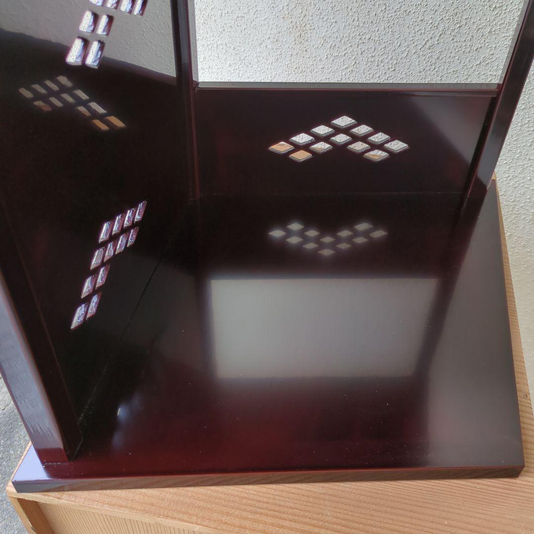 つれづれ棚 茶道具 棚 木製 漆器 木箱 美品 茶棚 お点前 在銘 飾り棚