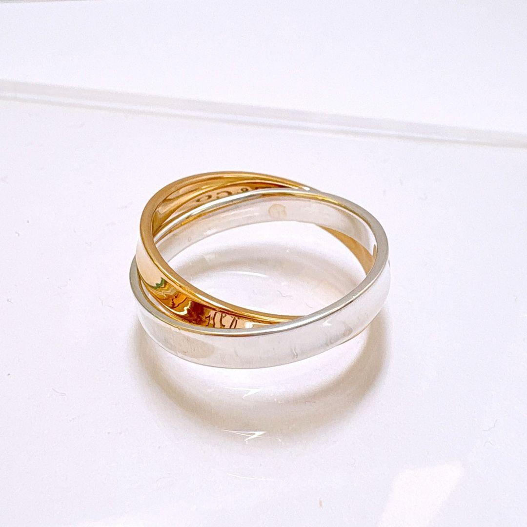 ティファニー 1837インターロッキング 2連シルバーリング 750