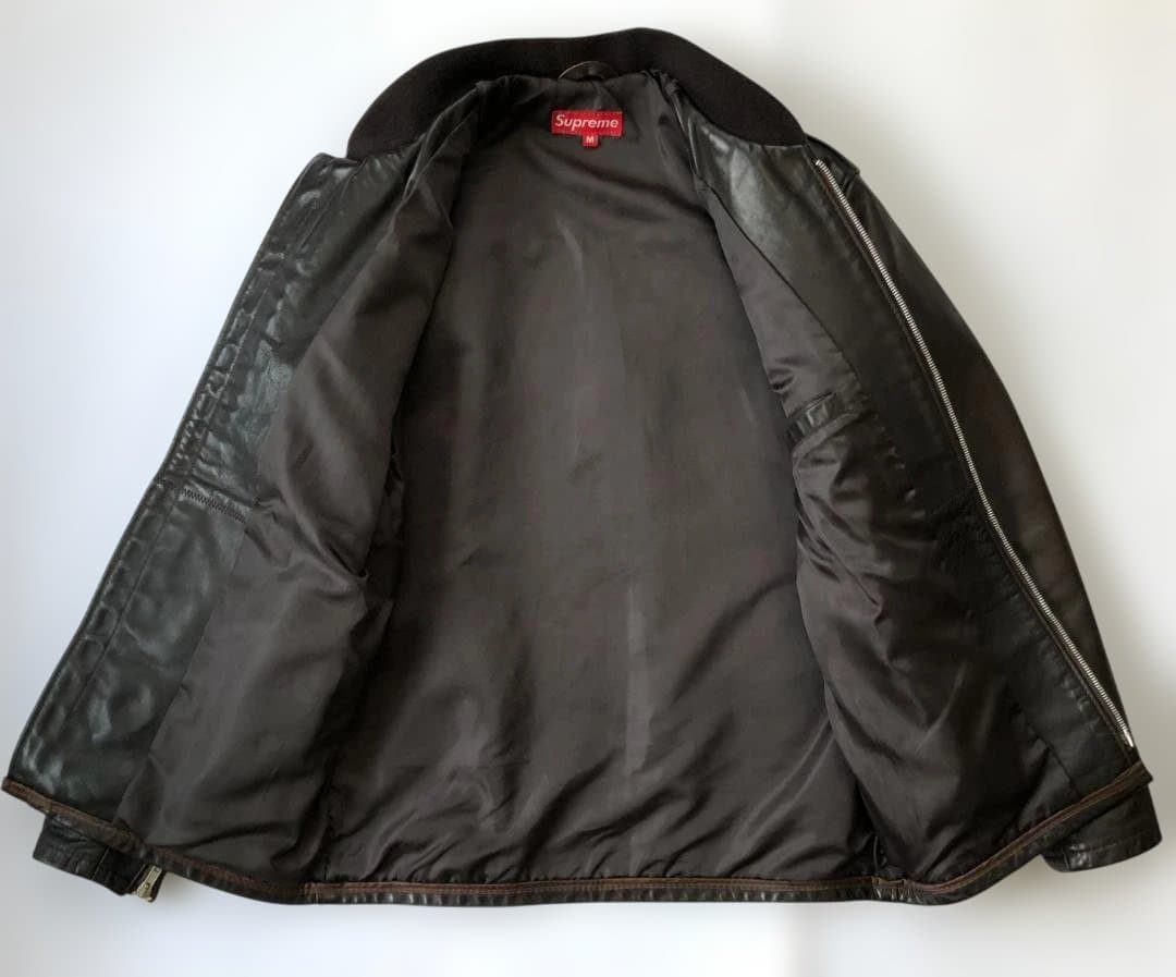 【希少】supreme schott 90s leather jacket