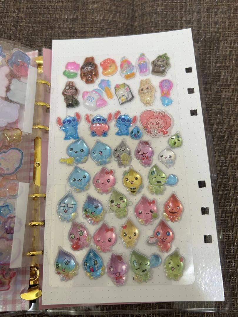 シール帳完成品　シール新品未使用品セット