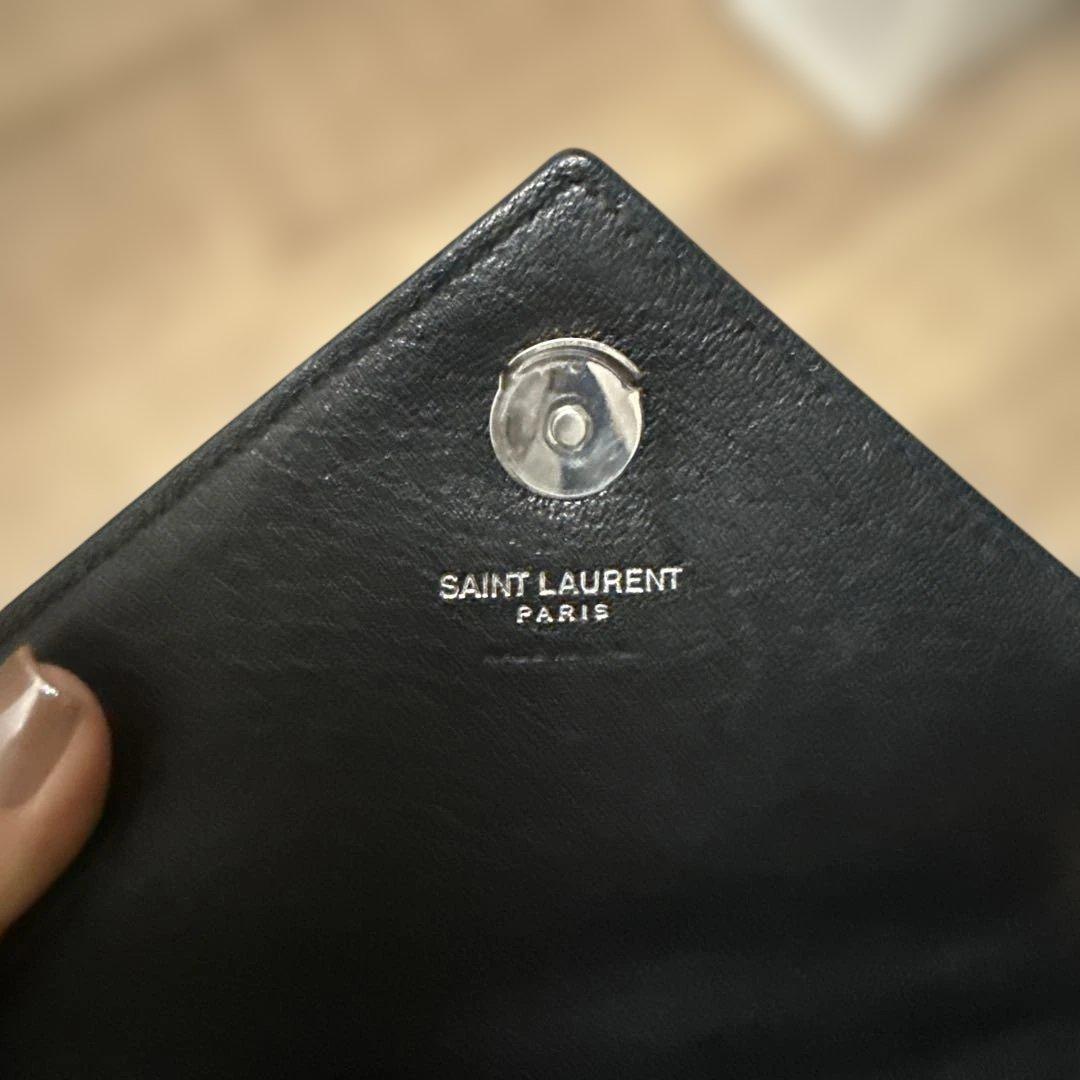 Saint Laurent ブラックショルダーバッグ