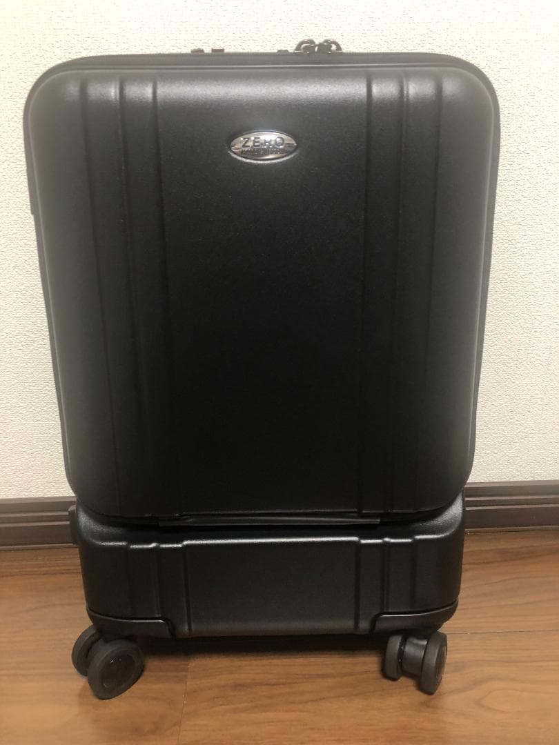 ゼロハリバートン ポリカーボネート キャリーケース 前開き 機内持込 ブラック