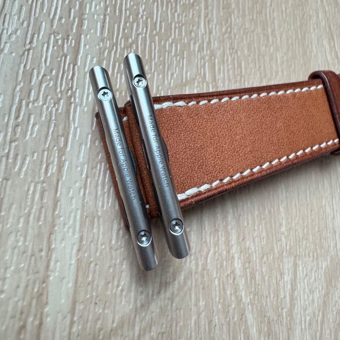 2399 美品　Apple Watch エルメス　ブラウン　ドゥブルトゥール