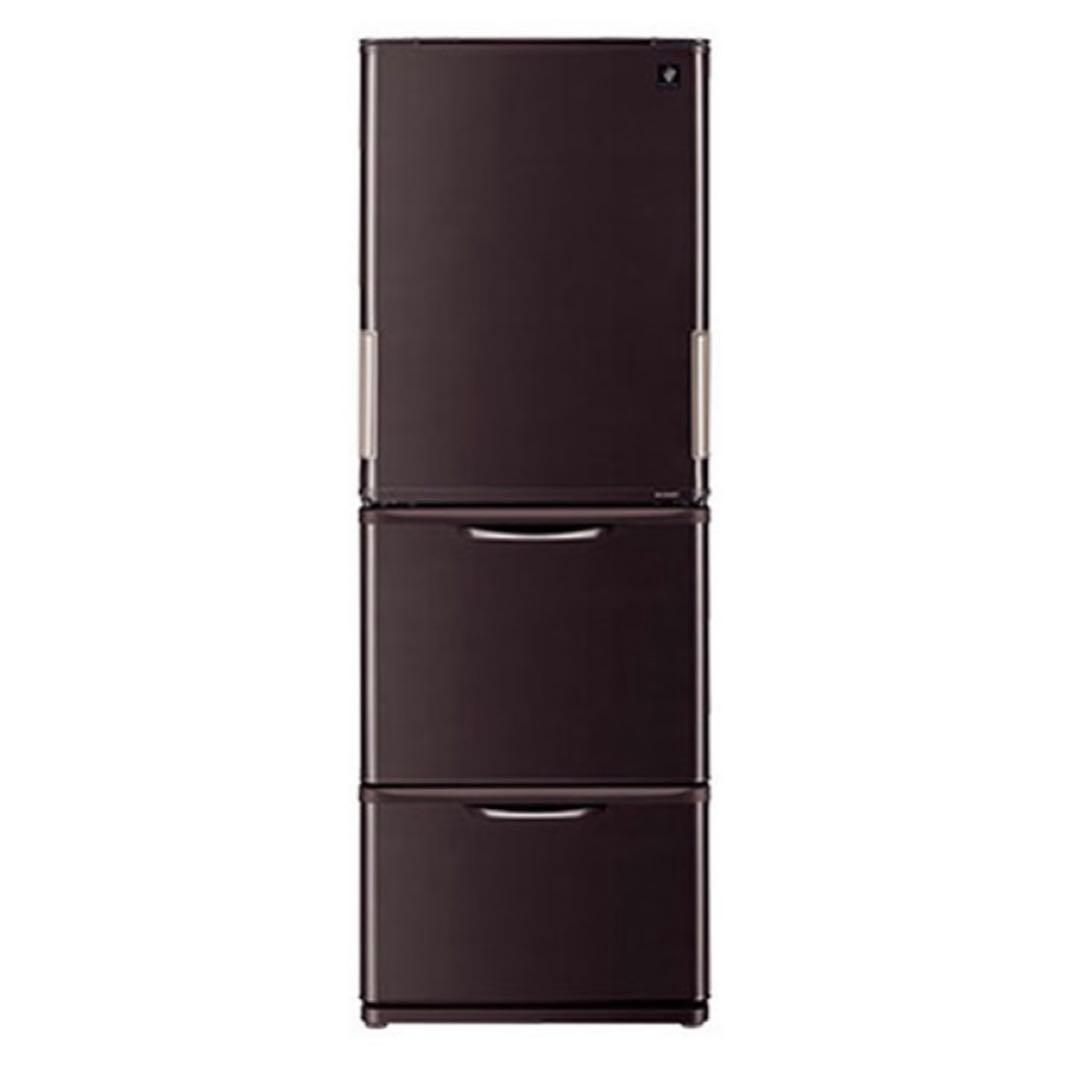 シャープ　SJ-PW35C 冷蔵庫 ダークブラウン