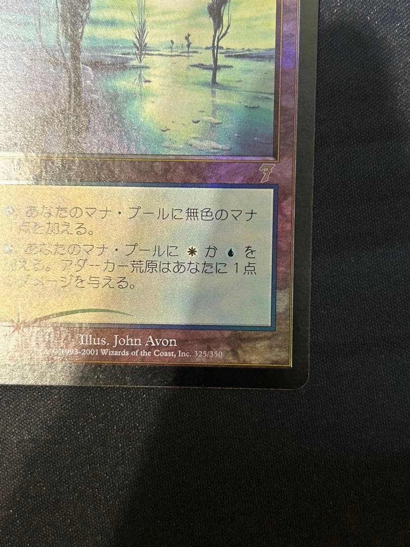 MTG アダーカー荒原 日本語 ７版foil 7ED