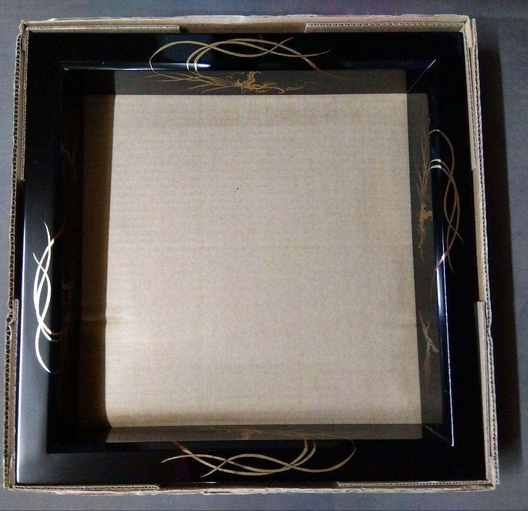 茶道具　漆塗り　炉縁