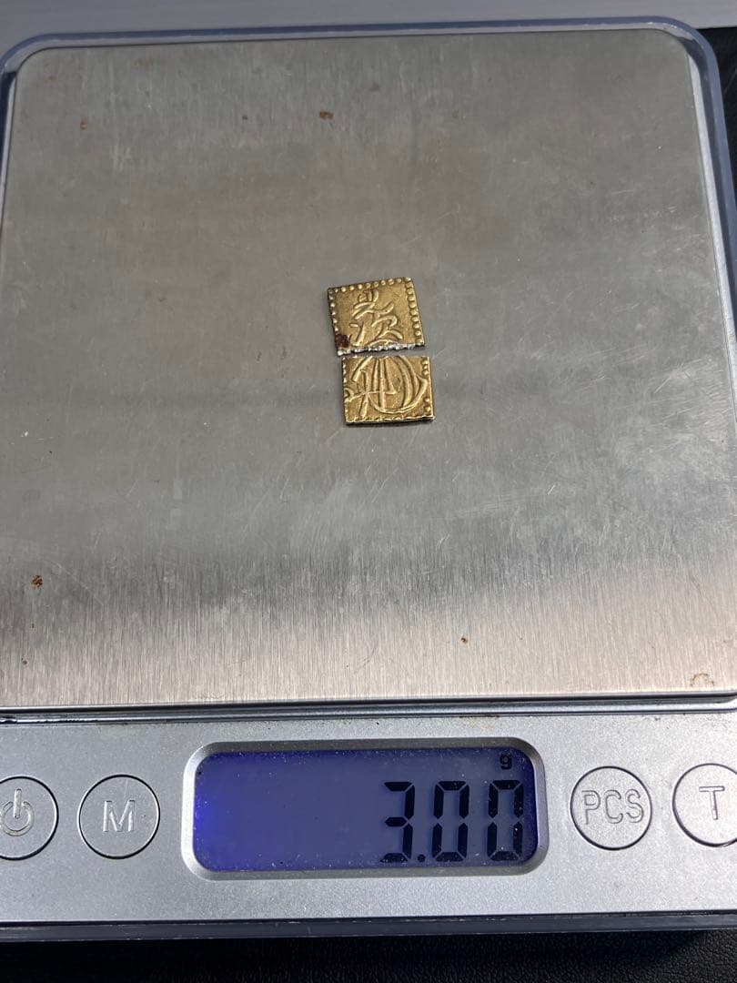明治二分金 二分判金 江戸時代の金貨 3g 2枚セット