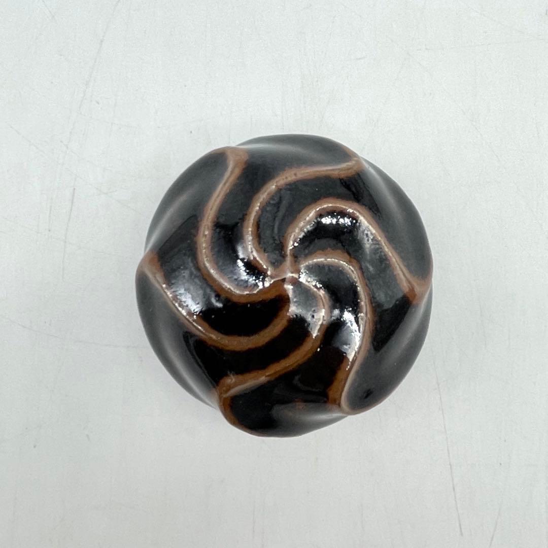 福光焼　河本賢治　香合　茶道具