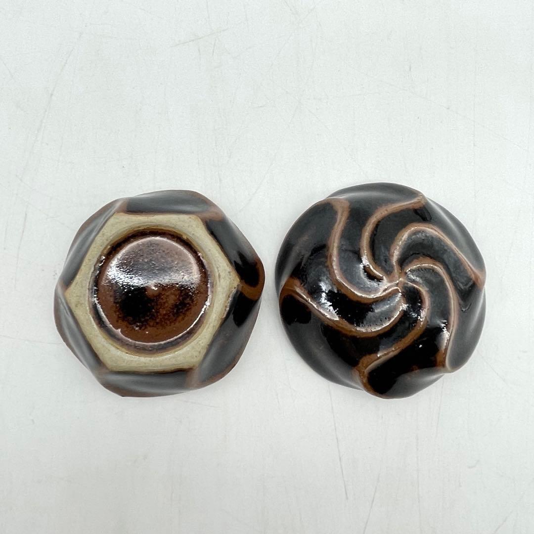 福光焼　河本賢治　香合　茶道具