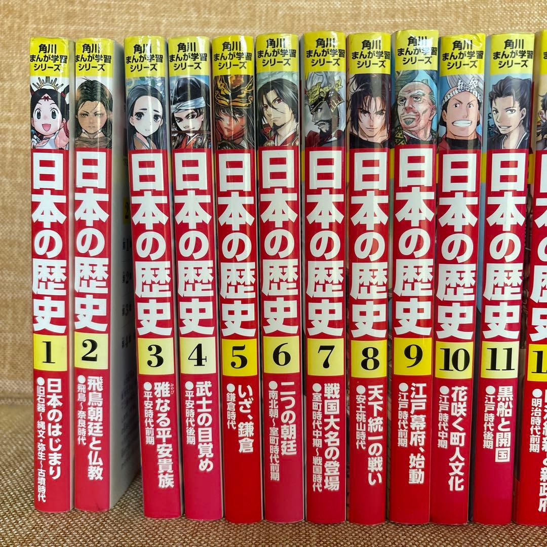 角川まんが学習シリーズ　日本の歴史　セット