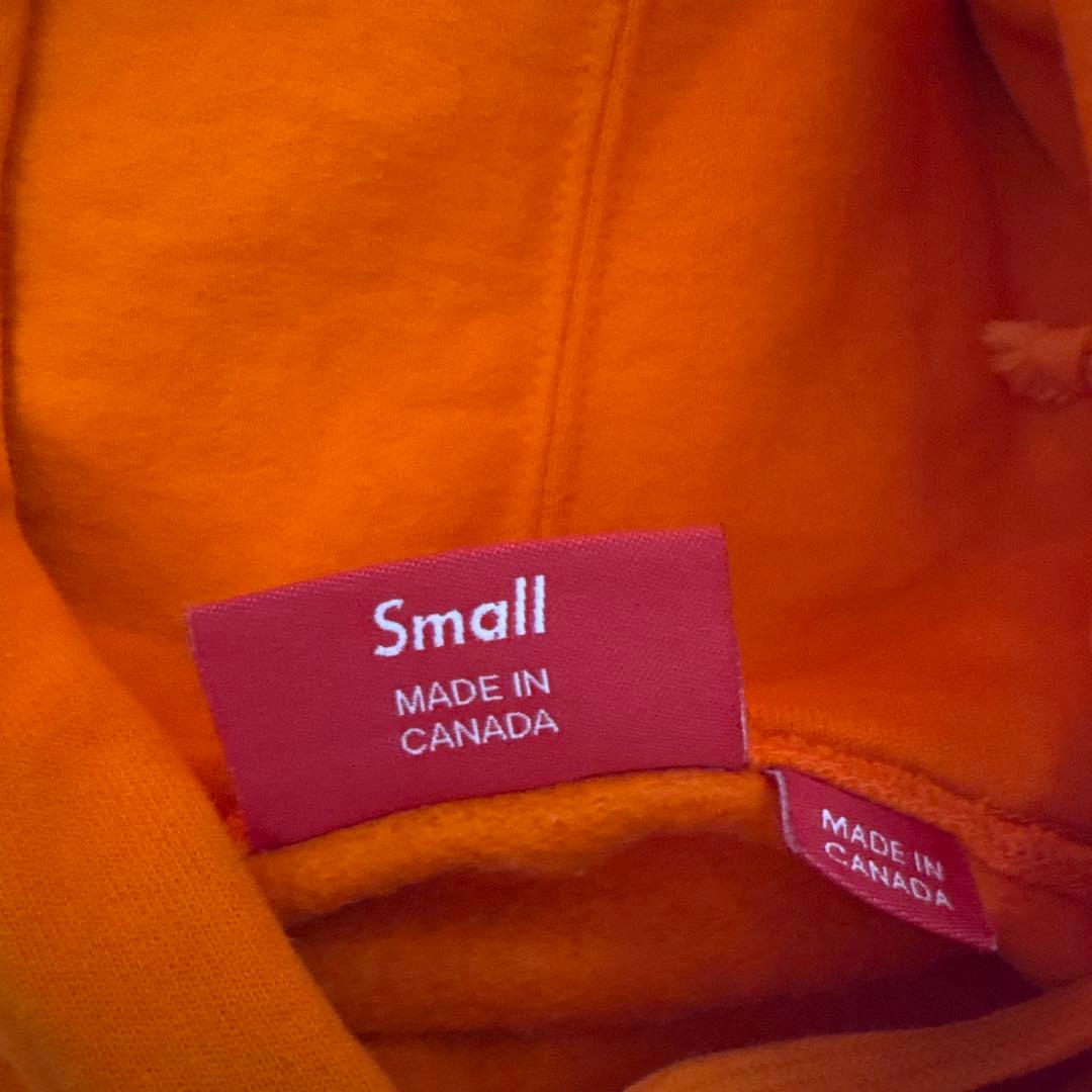 SUPREME オレンジ パーカー フーディー