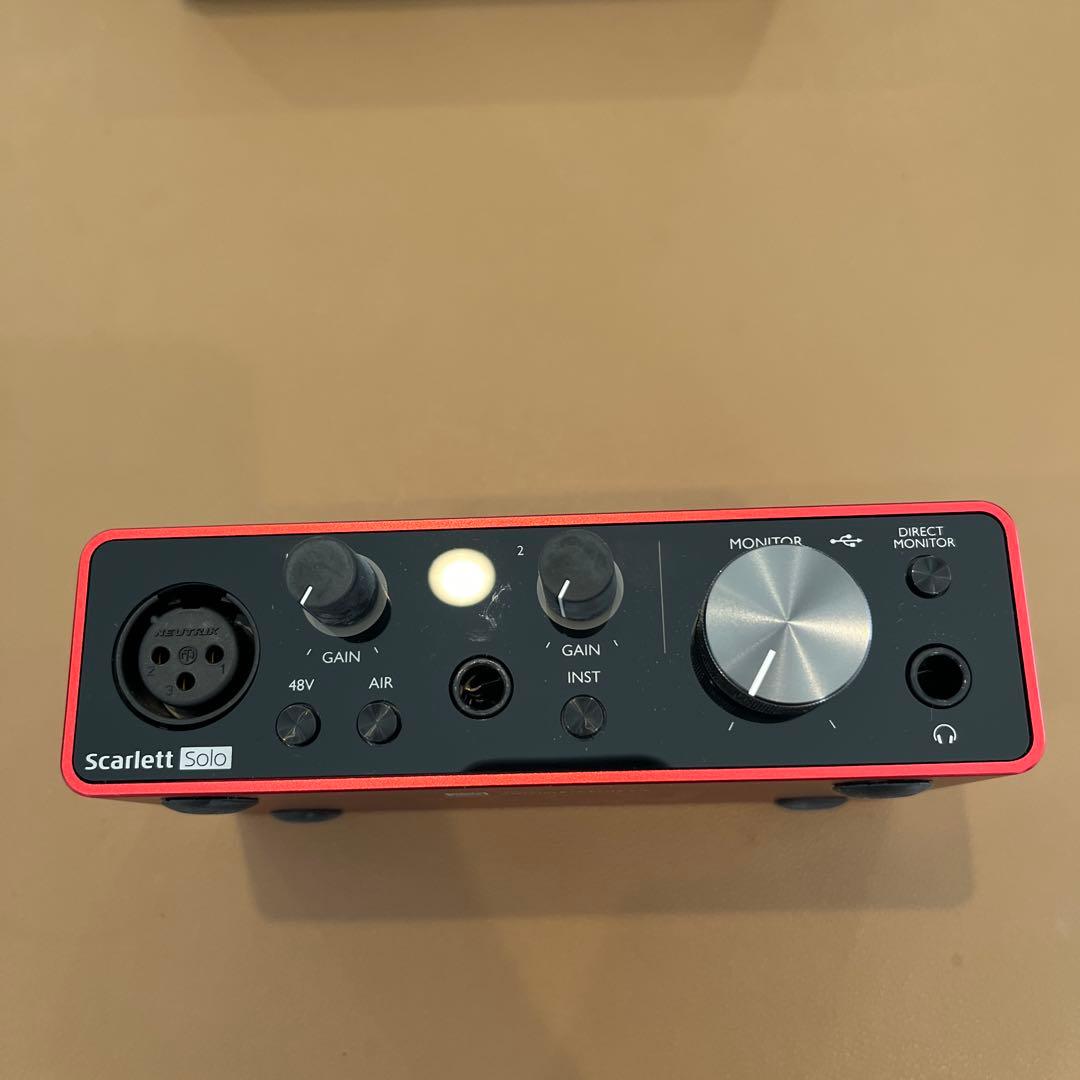DTM・DAW Focusrite Scarlett Solo(gen3)