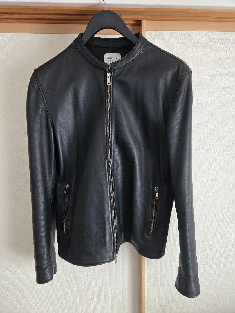 UNITED TOKYO ラムレザー シングルライダースジャケット サイズ3