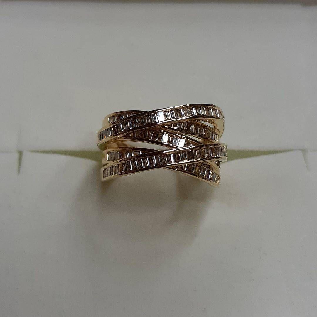 Ｋ１８ＹＧ ブラウンダイヤモンド リング 約１．００ct