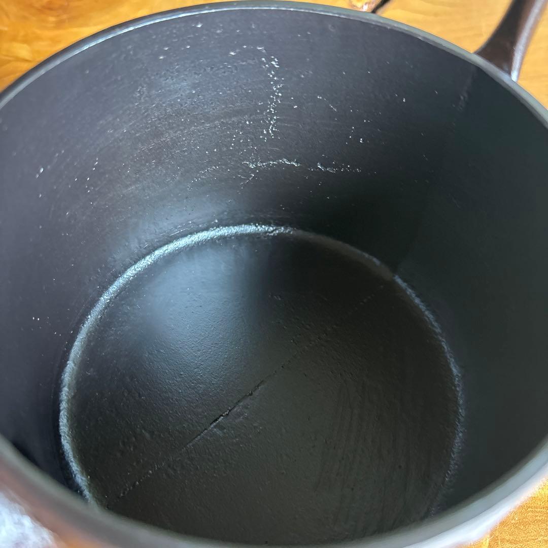 砺波商店 南部鉄瓶 桜皮寸銅 高さ約19cm茶道具 レトロ