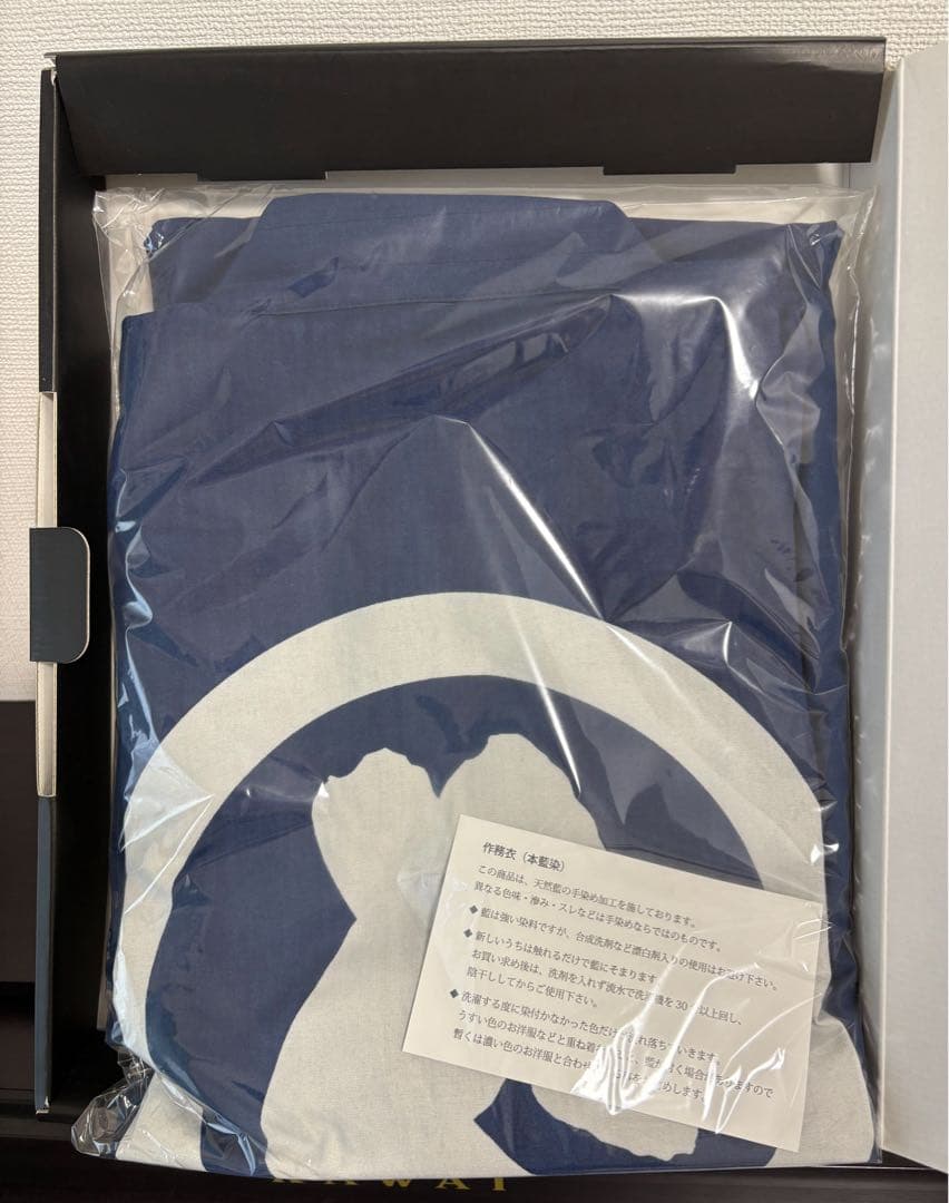 tkさん　水曜どうでしょう　作務衣　本藍染　青色　Tシャツ　セット