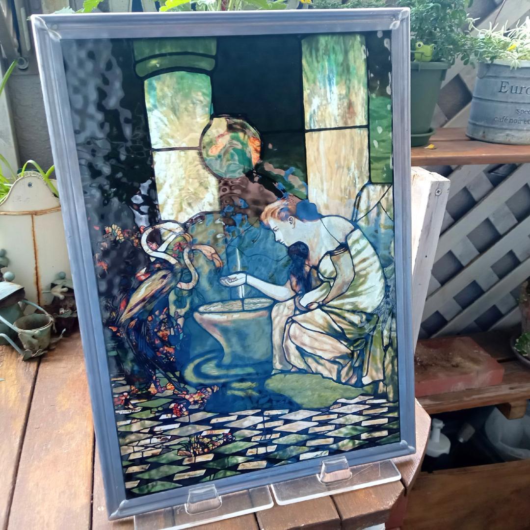 ルイスCティファニー ステンドグラス Flamingo グラスマスターズ社