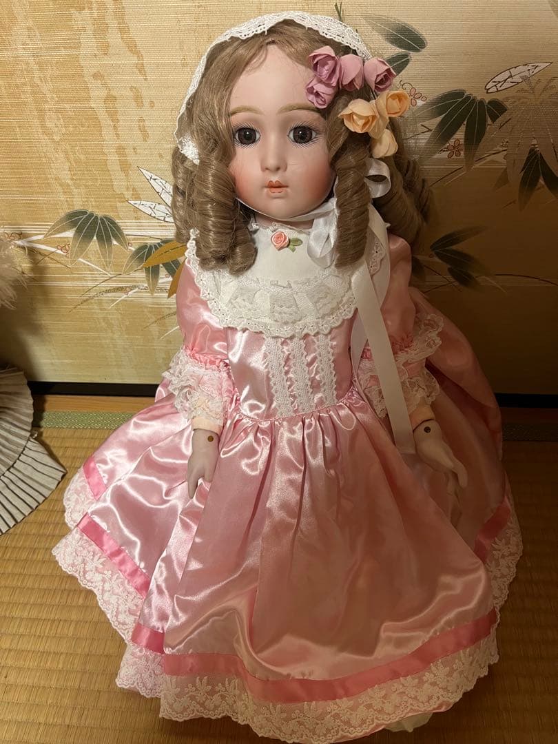 ロングフェイスジュモー　ジュモートリステ　ビスクドール　リプロ