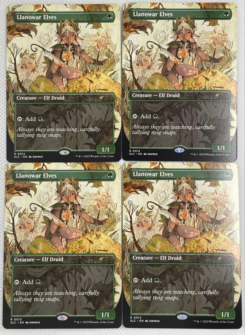 MtG ラノワールのエルフ /Llanowar Elves 英語4枚