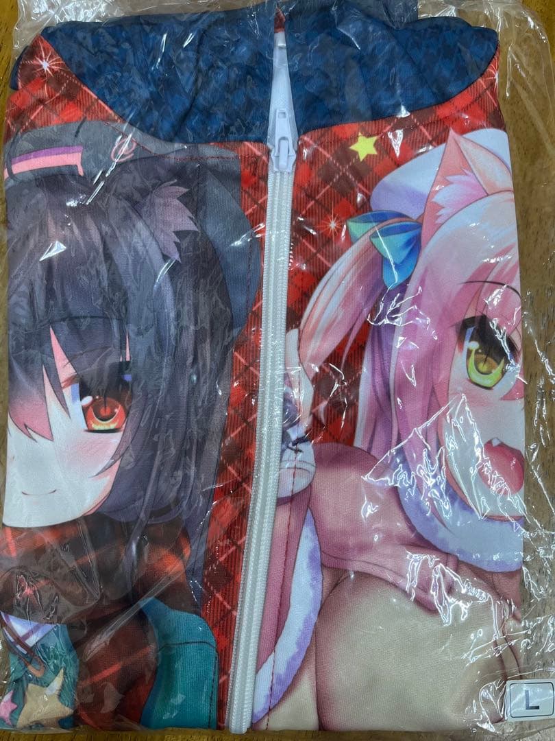 C93 Syroh(福猫モフモフ) フルグラフィックパーカー　L