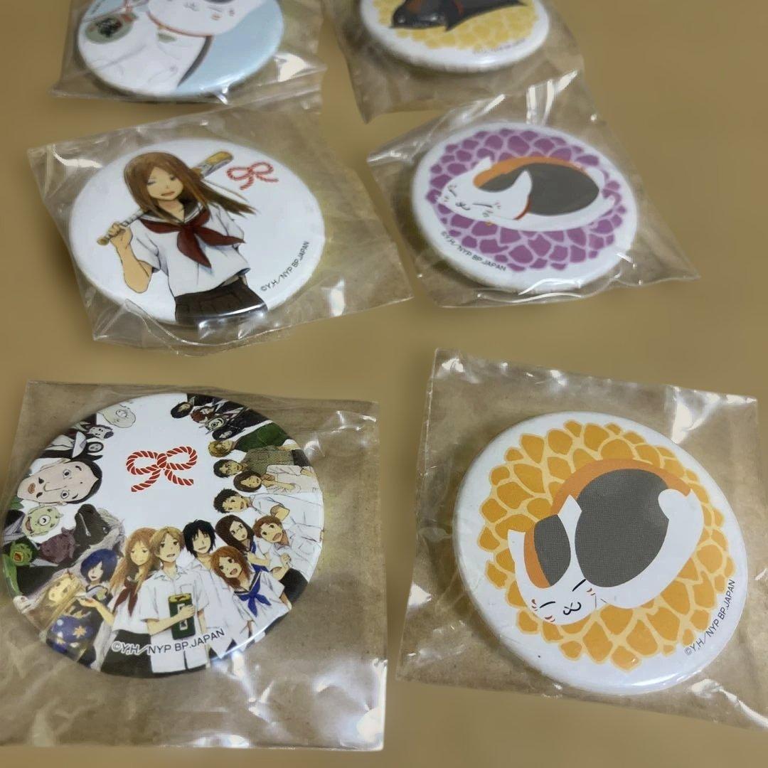 夏目友人帳 一番くじキャラバン おみくじ 缶バッジ 全10種コンプリートセット