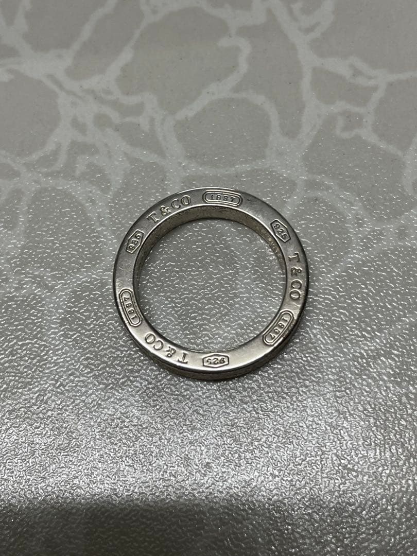 ②Tiffany & Co. 925 サークルペンダントチェーン付き 箱あり