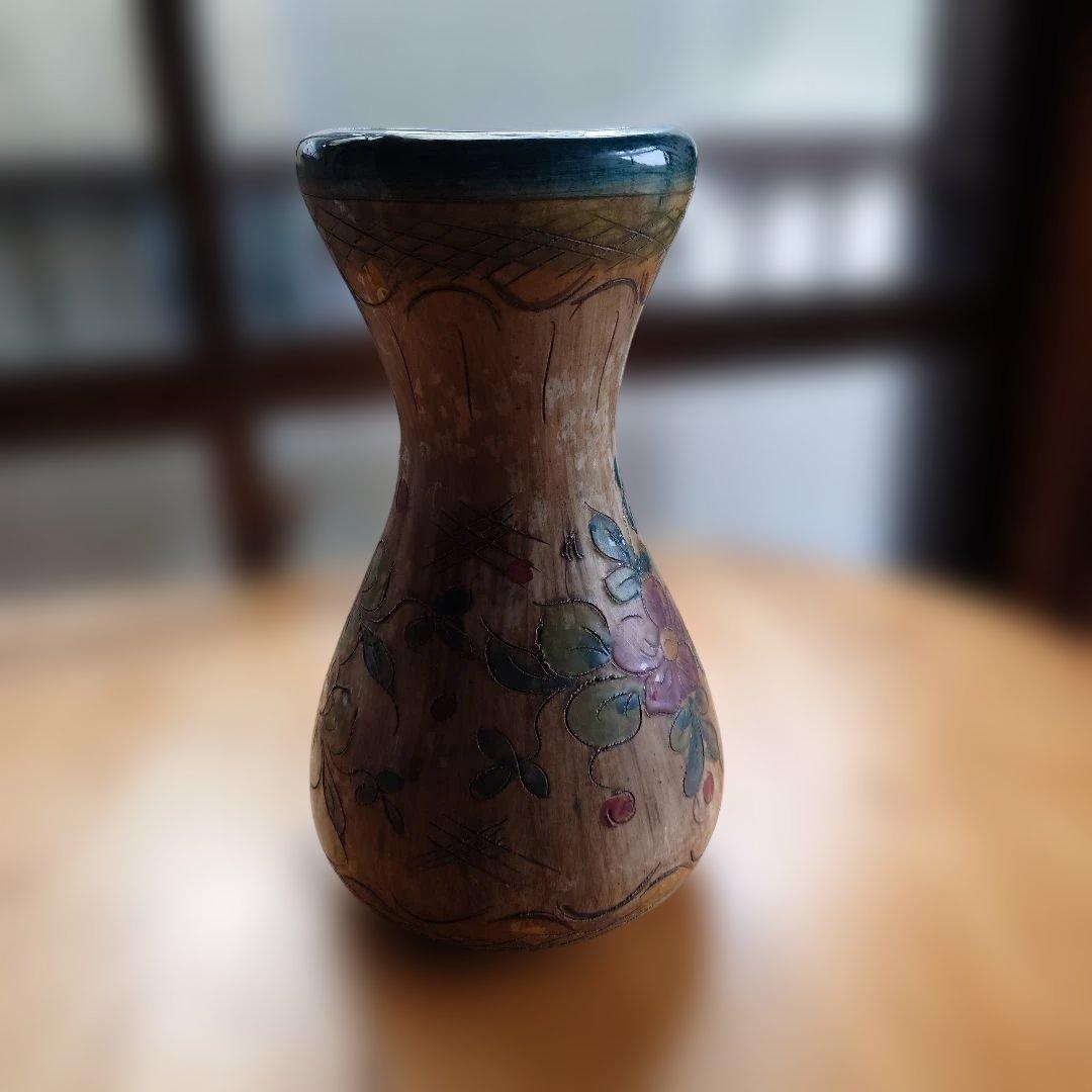 イタリア　ビンテージ 陶器製花瓶