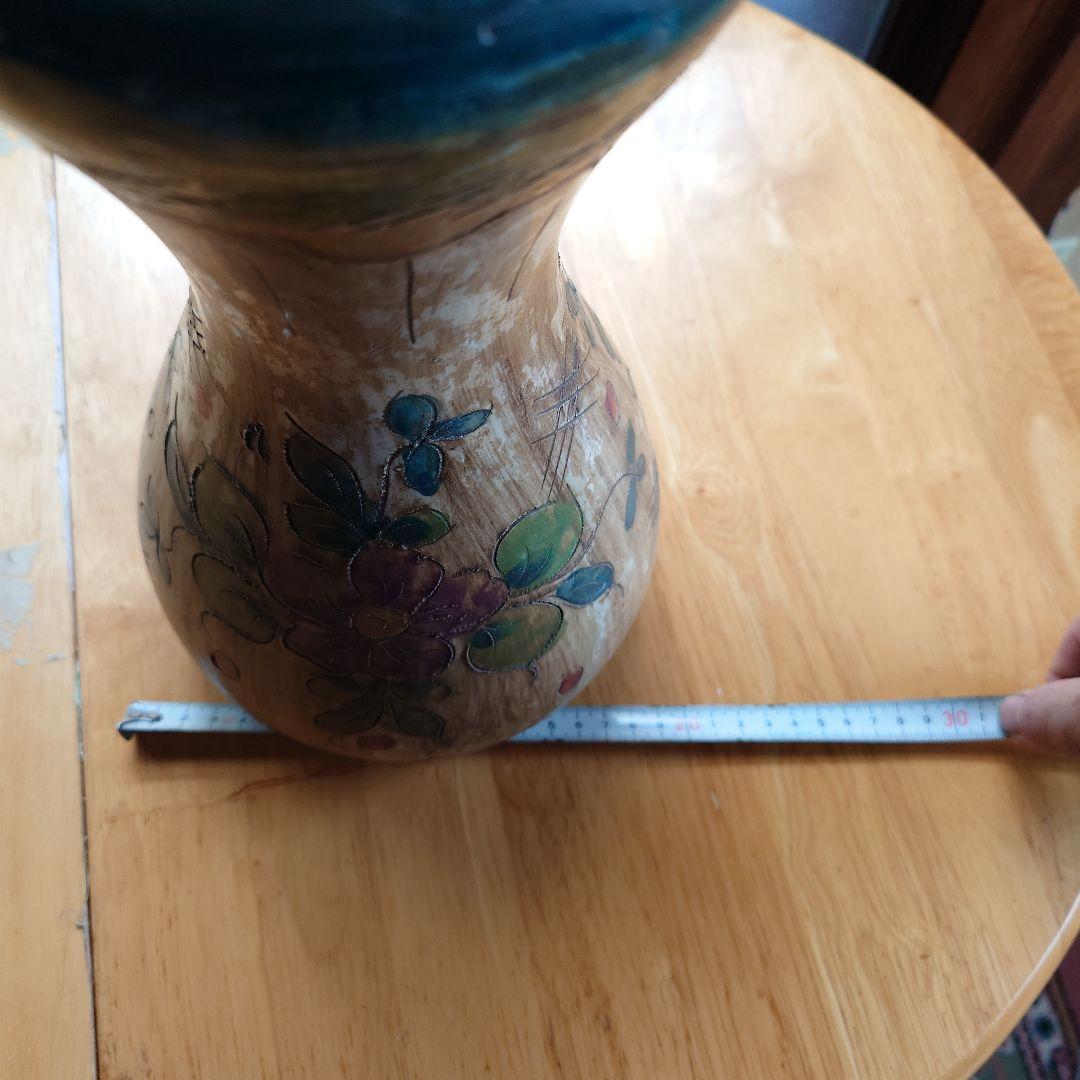 イタリア　ビンテージ 陶器製花瓶