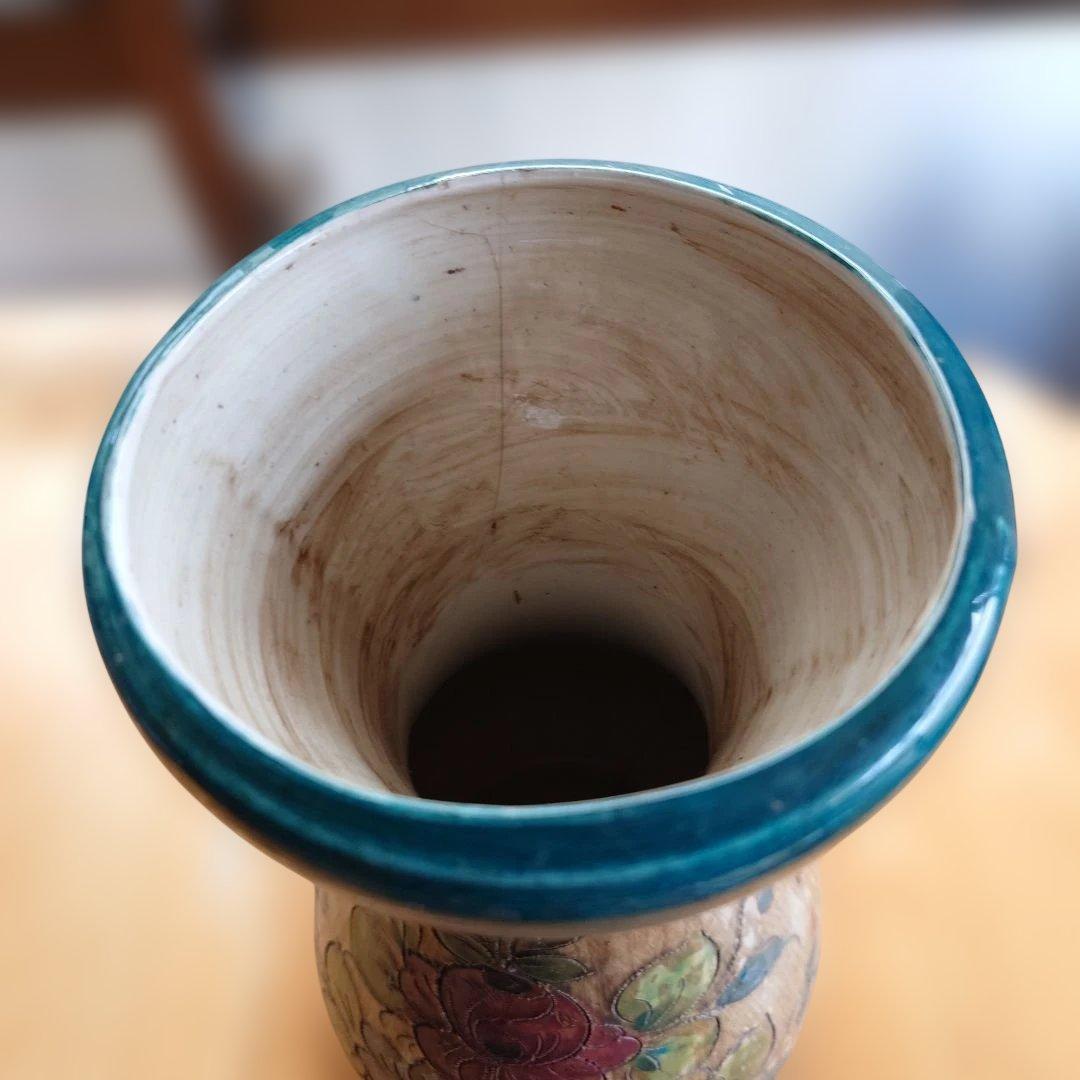 イタリア　ビンテージ 陶器製花瓶