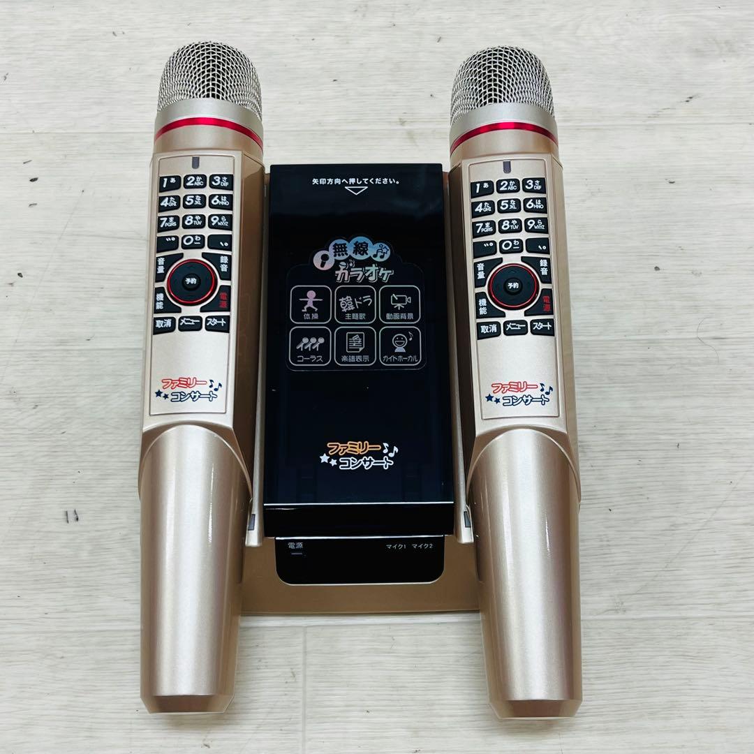 美品 TJMジャパン ファミリーコンサート 家庭用カラオケセット