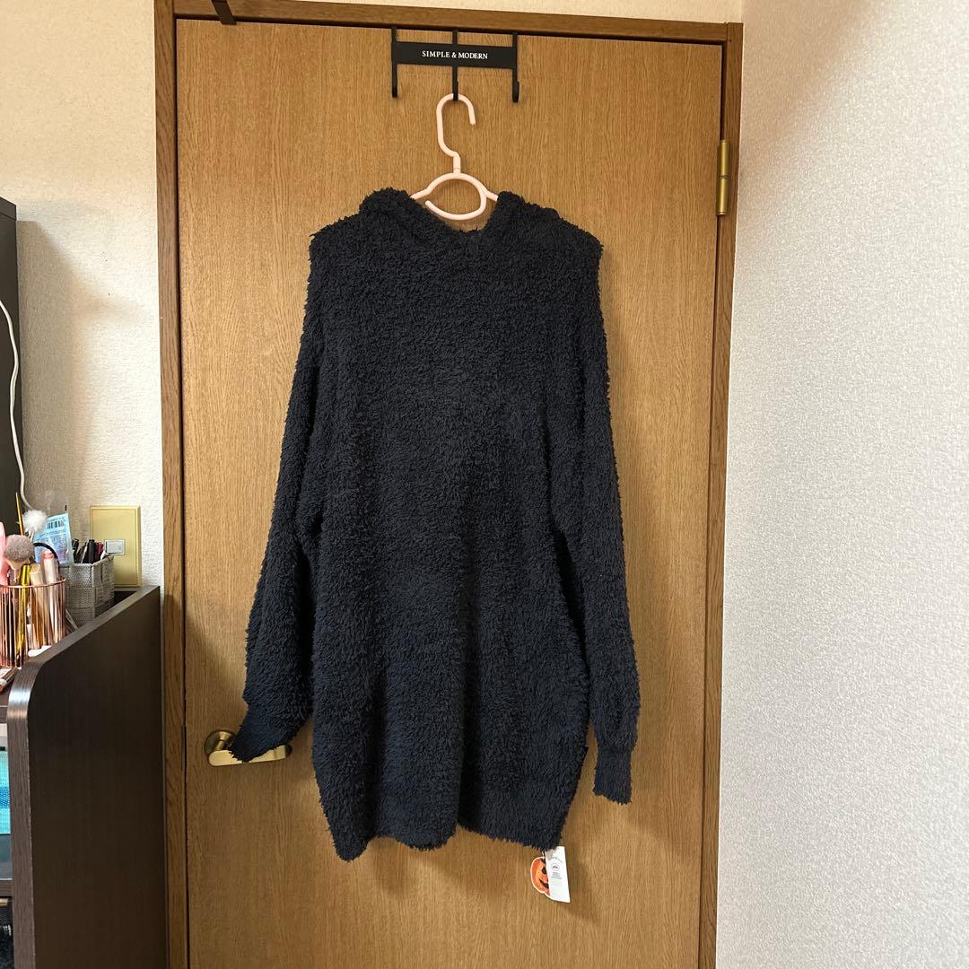 GELATO PIQUE フード付きボアワンピース