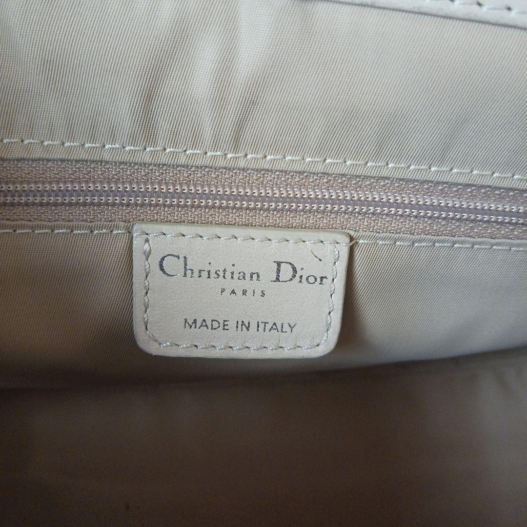 クリスチャンディオール　トロッターロマンティック　リボン　チェーンハンドバッグ