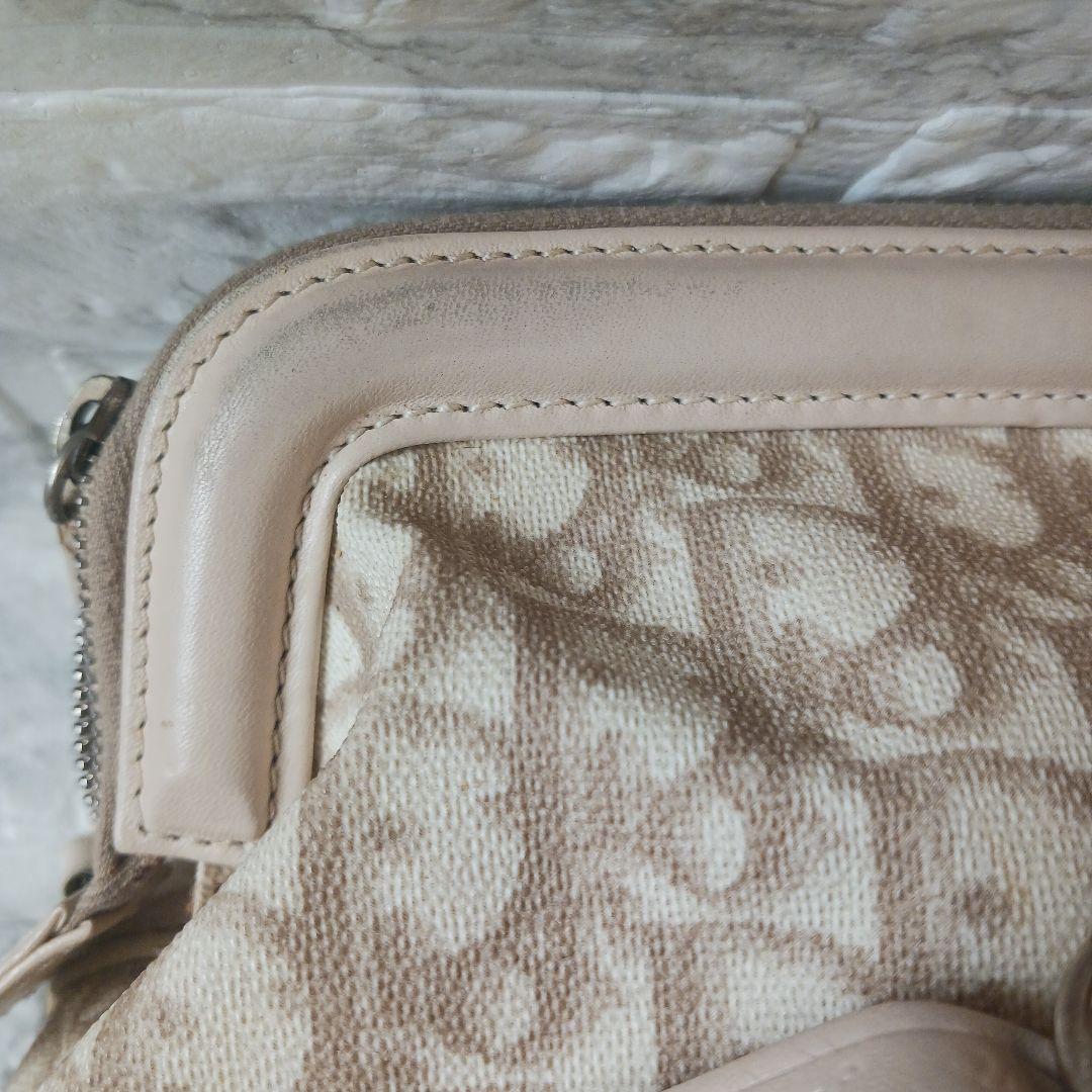 クリスチャンディオール　トロッターロマンティック　リボン　チェーンハンドバッグ