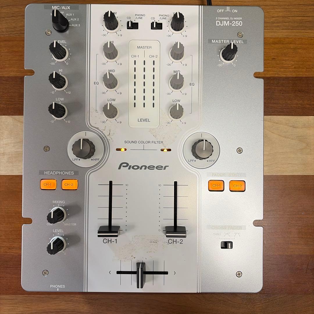 Pioneer DJM-250 2チャンネルミキサー